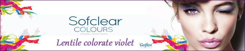 Lentile de contact violet