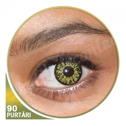 lentile de contact colorate illusion green