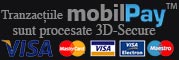 Plati securizate si procesate 3D prin MobilPay