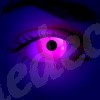 lentile de contact roz fluorescente