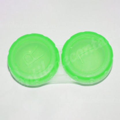 suport lentile de contact verde 